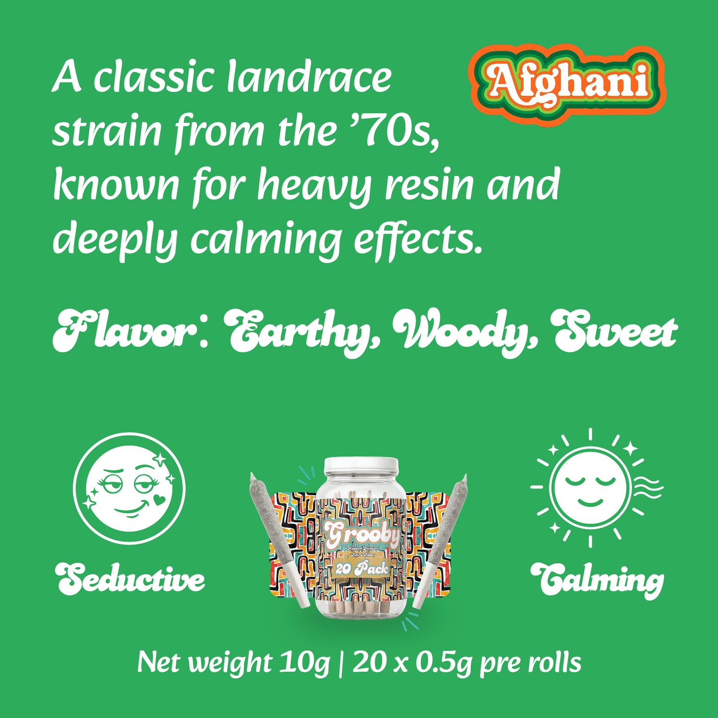 afghani pre rolls infographic