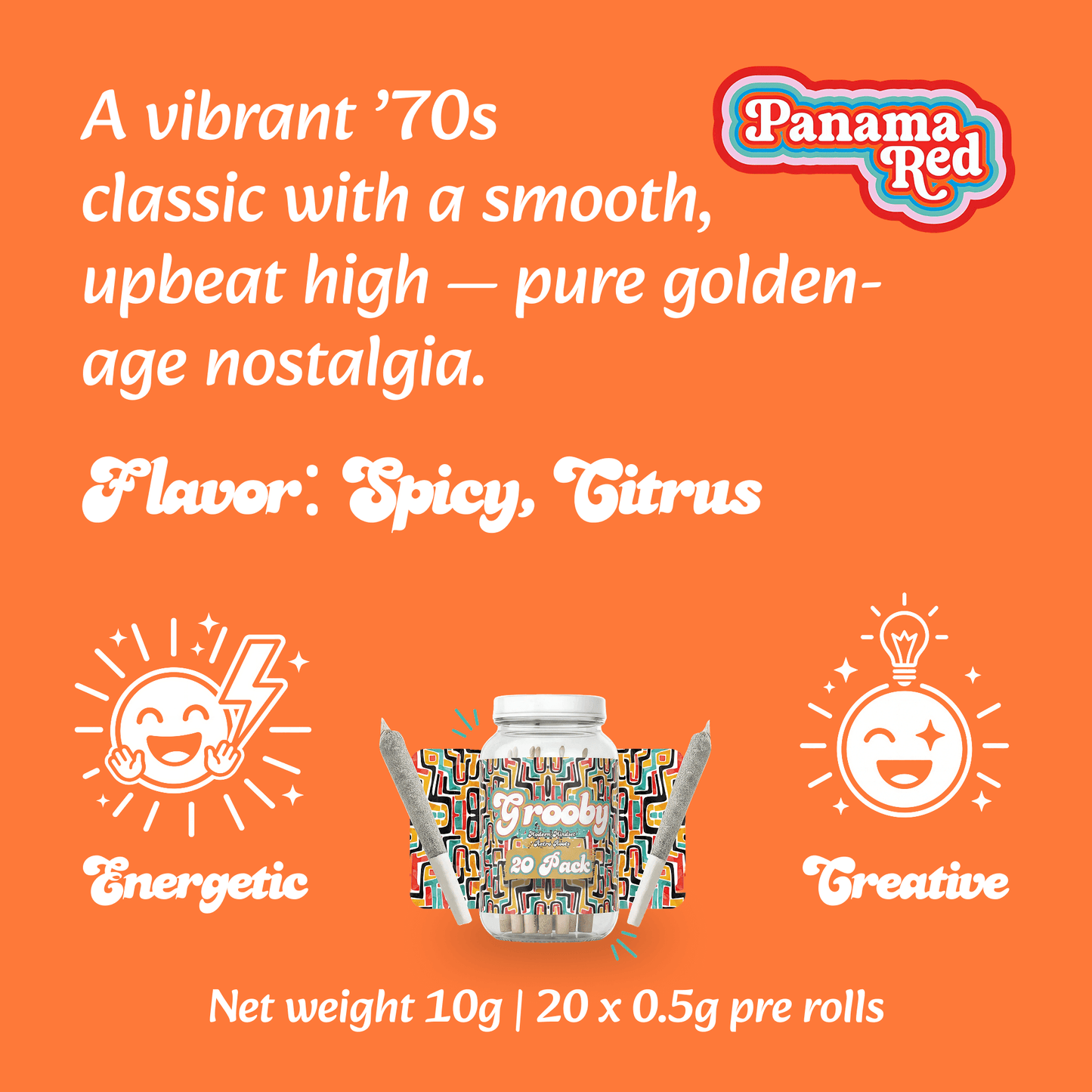 panama red pre rolls infographic