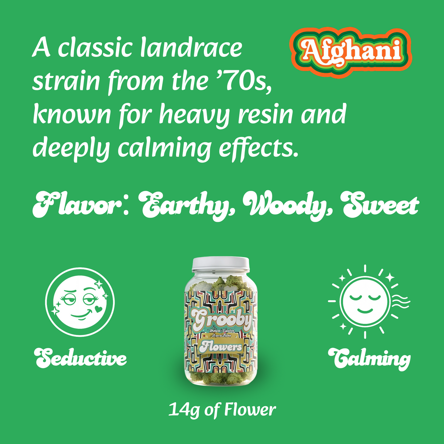 14 Grams Of Classic Flower - Afghani