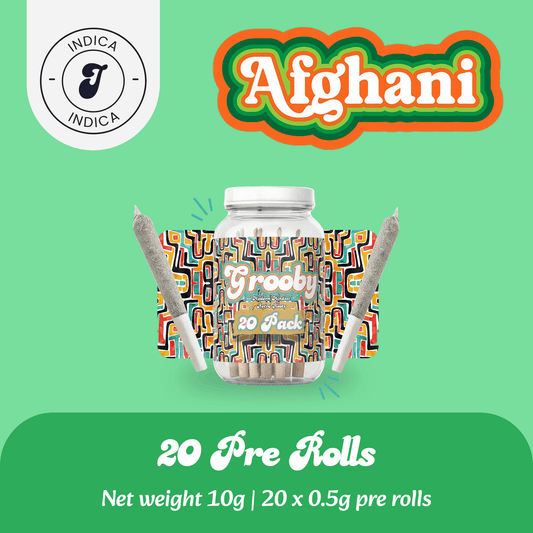 afghani pre rolls jar