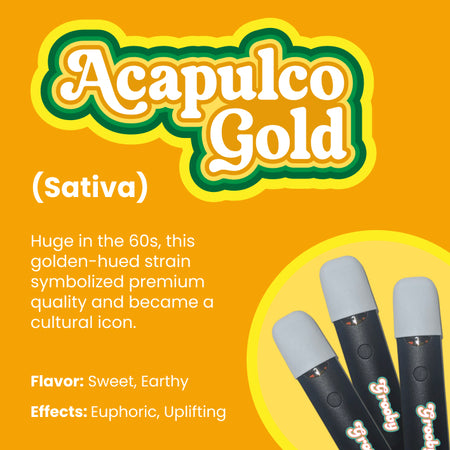Acapulco Gold Disposable Vape - Sativa
