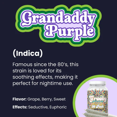 20 Pack Of Grooby Pre Rolls