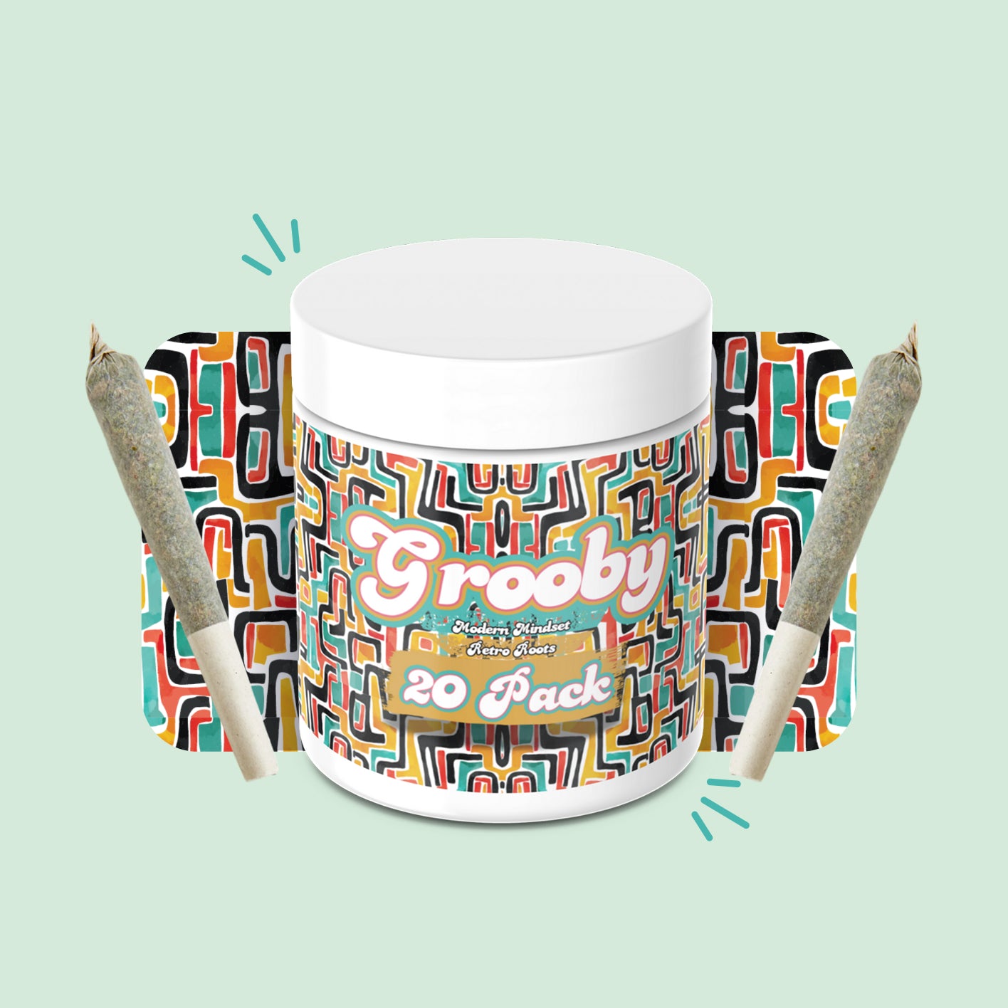 20 Pack Of Grooby Pre Rolls