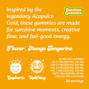 acapulco gold daytime gummies infographic